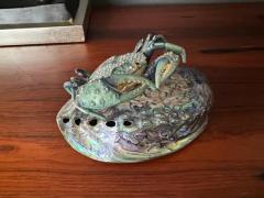 Jay Strongwater Jeweled Enameled Crab Paperweight on Abalone Shell - 3982715