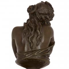 Jean Antoine Houdon French bronze bust of a woman after Jean Antoine Houdon - 3239627