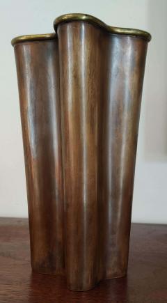 Jean Arp Jean Arp Inspired Copper Bronze Amoeba Flower Vase Lawrence Essentials 1980s - 2929015