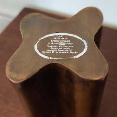 Jean Arp Jean Arp Inspired Copper Bronze Amoeba Flower Vase Lawrence Essentials 1980s - 2929017