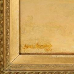 Jean Baptiste Bertrand Orientalist Oil Painting of a Cairo Street Scene by James Bertrand - 4721407