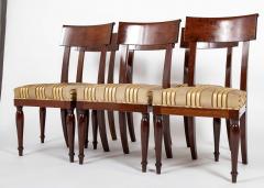 Jean Baptiste Boulard A Rare Set of 12 Restauration Empire Dining Chairs of Classic Design - 4329416