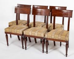 Jean Baptiste Boulard A Rare Set of 12 Restauration Empire Dining Chairs of Classic Design - 4329418