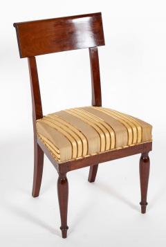 Jean Baptiste Boulard A Rare Set of 12 Restauration Empire Dining Chairs of Classic Design - 4329422