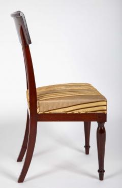 Jean Baptiste Boulard Set of Twelve Rare Empire Restauration Dining Chairs in Classic Design - 4610760