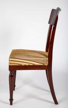 Jean Baptiste Boulard Set of Twelve Rare Empire Restauration Dining Chairs in Classic Design - 4610764