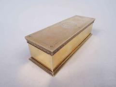 Jean Baptiste Claude Odiot Odiot French Restauration Return of the Bourbons Silver Gilt Box - 3769779