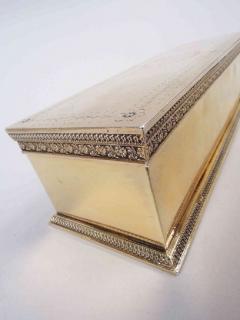 Jean Baptiste Claude Odiot Odiot French Restauration Return of the Bourbons Silver Gilt Box - 3769780