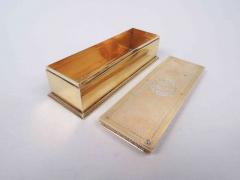 Jean Baptiste Claude Odiot Odiot French Restauration Return of the Bourbons Silver Gilt Box - 3769782