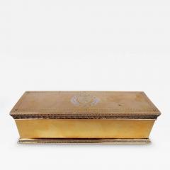 Jean Baptiste Claude Odiot Odiot French Restauration Return of the Bourbons Silver Gilt Box - 3781522