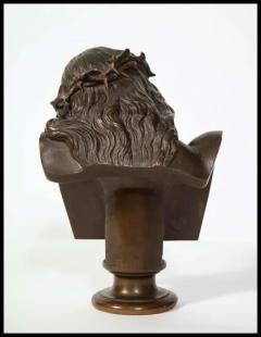 Jean Baptiste Clesinger Jean Baptiste Auguste Clesinger French Bronze Bust of Jesus Christ Barbedienne - 3880359