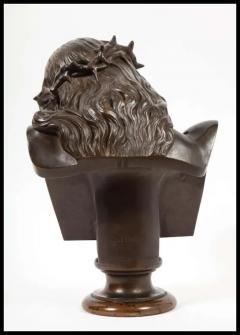 Jean Baptiste Clesinger Jean Baptiste Auguste Clesinger French Bronze Bust of Jesus Christ Barbedienne - 3880437