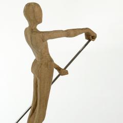 Jean Baptiste GIBUS Boutin SERENITY Original wood and metal sculpture - 4300752