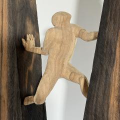 Jean Baptiste GIBUS Boutin THE LIMIT Original applewood and ebony sculpture - 4300795