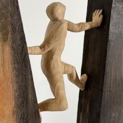 Jean Baptiste GIBUS Boutin THE LIMIT Original applewood and ebony sculpture - 4300797