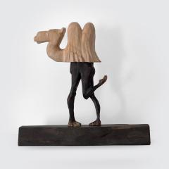 Jean Baptiste GIBUS Boutin THE THIRST FOR LOVE Original ebony cedar and cherry wood sculpture - 3906058