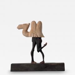 Jean Baptiste GIBUS Boutin THE THIRST FOR LOVE Original ebony cedar and cherry wood sculpture - 3908948