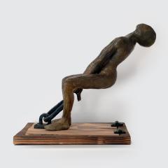 Jean Baptiste GIBUS Boutin THE TRUTH SEEKER Original bronze and wood sculpture - 3911089