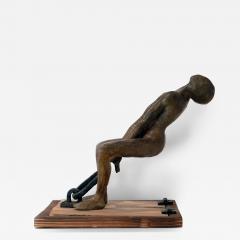 Jean Baptiste GIBUS Boutin THE TRUTH SEEKER Original bronze and wood sculpture - 3912668