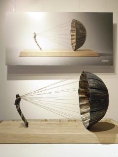 Jean Baptiste GIBUS Boutin THE WIND RISES II Bronze sculpture N 2 8 - 4475833