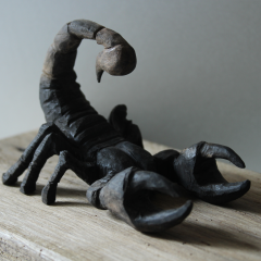 Jean Baptiste GIBUS Boutin WHAT LIF OWES TO DEATH Original oak and ebony sculpture - 4453705