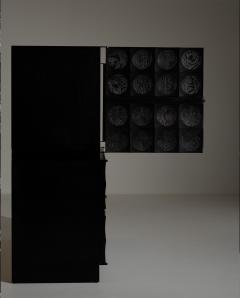 Jean Batenburg Brutalist Cabinet by J Batenburg Belgium 1970s - 4746647