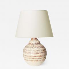Jean Besnard Besnard style table lamp with ombre striation - 1049989