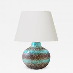 Jean Besnard Exquisite Table Lamp with Airy Striation by Jean Besnard - 976709