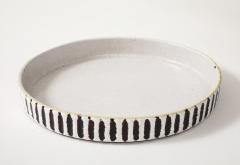 Jean Besnard Jean Besnard White Ceramic Low Dish France 1934 signed JB Dated 1934 - 4509800