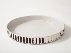 Jean Besnard Jean Besnard White Ceramic Low Dish France 1934 signed JB Dated 1934 - 4509801