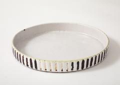 Jean Besnard Jean Besnard White Ceramic Low Dish France 1934 signed JB Dated 1934 - 4509802