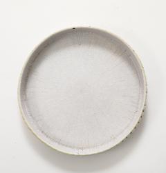 Jean Besnard Jean Besnard White Ceramic Low Dish France 1934 signed JB Dated 1934 - 4509805