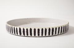 Jean Besnard Jean Besnard White Ceramic Low Dish France 1934 signed JB Dated 1934 - 4509808