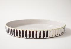 Jean Besnard Jean Besnard White Ceramic Low Dish France 1934 signed JB Dated 1934 - 4509809