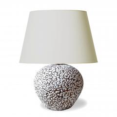 Jean Besnard Pair of Petite Lamps in Crispe Glaze in the Style of Jean Besnard - 2397075