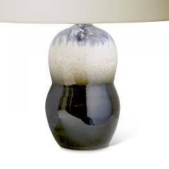 Jean Besnard Superb and Unique Table Lamp in Ivory Purples by Jean Besnard - 763412
