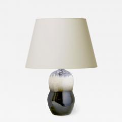 Jean Besnard Superb and Unique Table Lamp in Ivory Purples by Jean Besnard - 764169