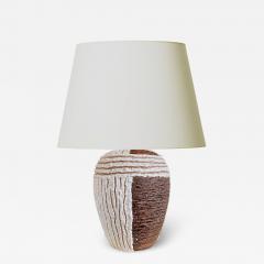 Jean Besnard Textured French Table Lamp in the Style of Jean Besnard - 2927598