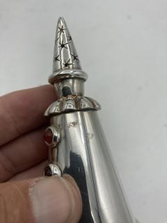 Jean Boggio 1980s Silver plated Salt and pepper clowns designed by Jean Boggio - 4421669