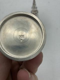 Jean Boggio 1980s Silver plated Salt and pepper clowns designed by Jean Boggio - 4421672