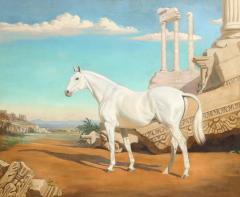 Jean Bowman American 1918 1994 White Arabian Portrait of a Horse 1947 - 2458391