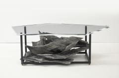 Jean Campa Jean Campa Signed Abstract Aluminum Sculpture Coffee Table France 1992 - 4311232