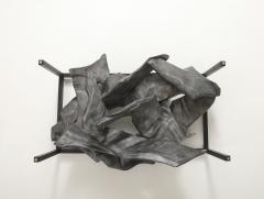 Jean Campa Jean Campa Signed Abstract Aluminum Sculpture Coffee Table France 1992 - 4311234