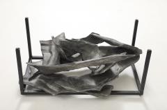 Jean Campa Jean Campa Signed Abstract Aluminum Sculpture Coffee Table France 1992 - 4311236