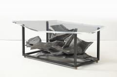 Jean Campa Jean Campa Signed Abstract Aluminum Sculpture Coffee Table France 1992 - 4311237