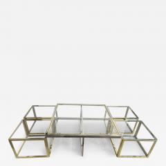 Jean Charles Coffee table including four nesting side tables Paris France circa 1970 - 4209640
