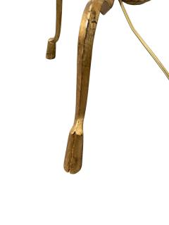 Jean Charles Moreux 1950sGilded wrought iron floor lamp attributed to Jean Charles Moreux - 4270933