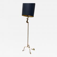 Jean Charles Moreux 1950sGilded wrought iron floor lamp attributed to Jean Charles Moreux - 4277077