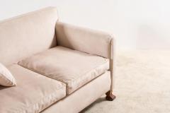 Jean Charles Moreux Elegant Pair of French Art Deco Two seat Sofas 1935 New Upholstery - 3033458