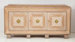 Jean Charles Moreux French Art Deco Cerused Oak Sideboard or Cabinet - 756431